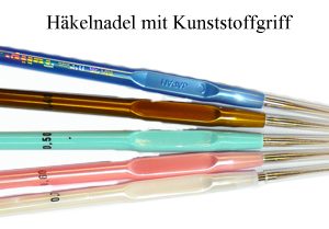 Häkelnadeln mit Kunststoffgriff
