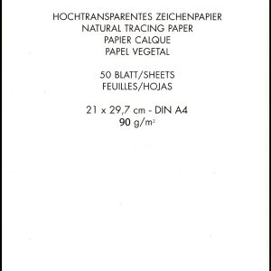 Transparentpapierblock